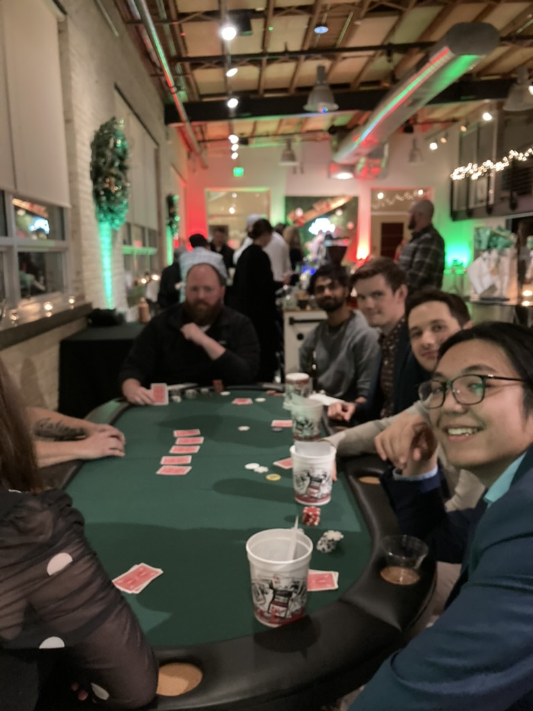 baccarat party table