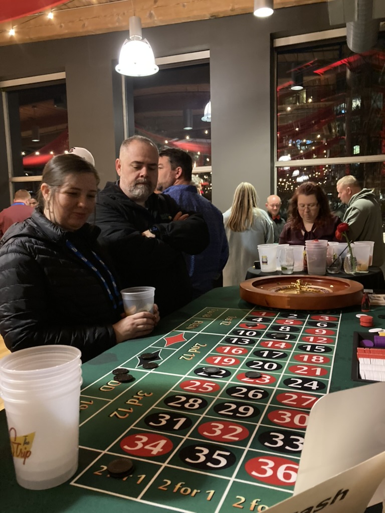 Vegas style Christmas party